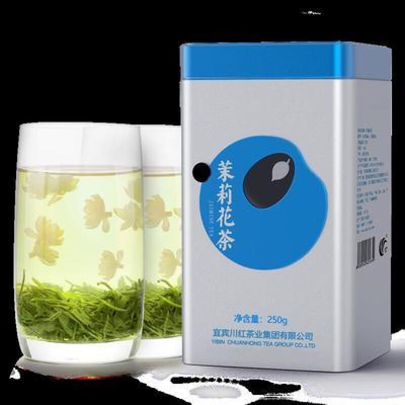 林湖飄雪茉莉花茶2025新茶濃香型四川特產(chǎn)散裝綠茶葉花毛峰共1斤 250g
