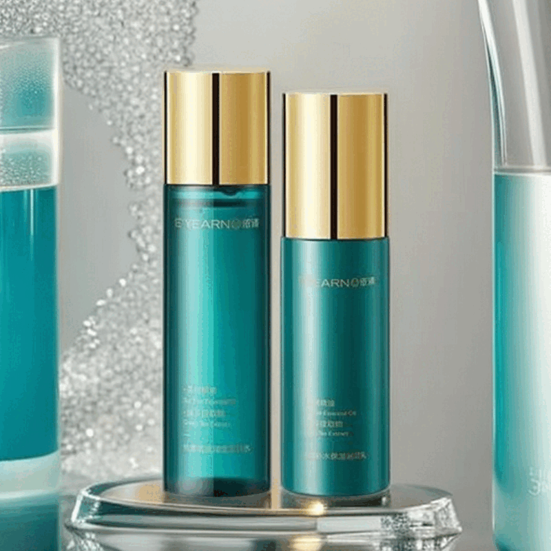 依漾(E'YEARN)菁华水乳装补水保湿修护祛痘舒缓护肤品面部女士 爽肤水+乳液