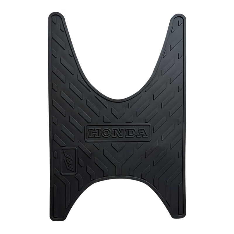宰搂适用本田喜鲨WH125T-9A/10摩托车加厚脚垫喜致喜俊脚踏胶垫 喜鲨125脚垫黑字