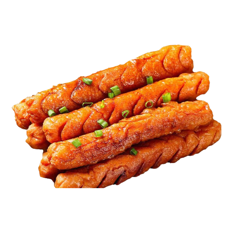 力誠加鈣鱈魚腸深海鱈魚肉魚肉香腸休閑孕婦兒童寶寶魚腸即食零食海味 【共52根】好福氣26克*50根  +  贈2根