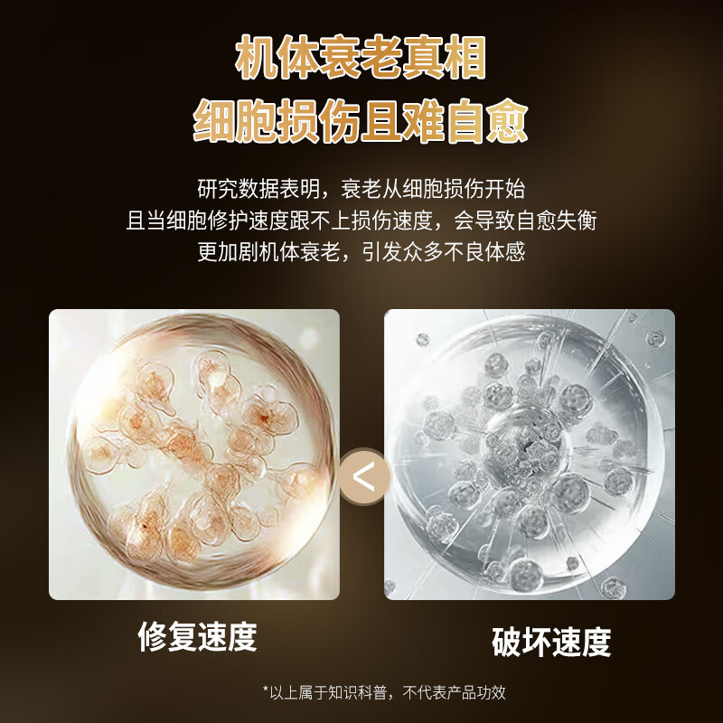 lifetoo增强型β-nmn30000激活细胞长寿因子补充nad+抗衰老pqq还原年轻态 6粒*1盒 NMNPLUS*金纯