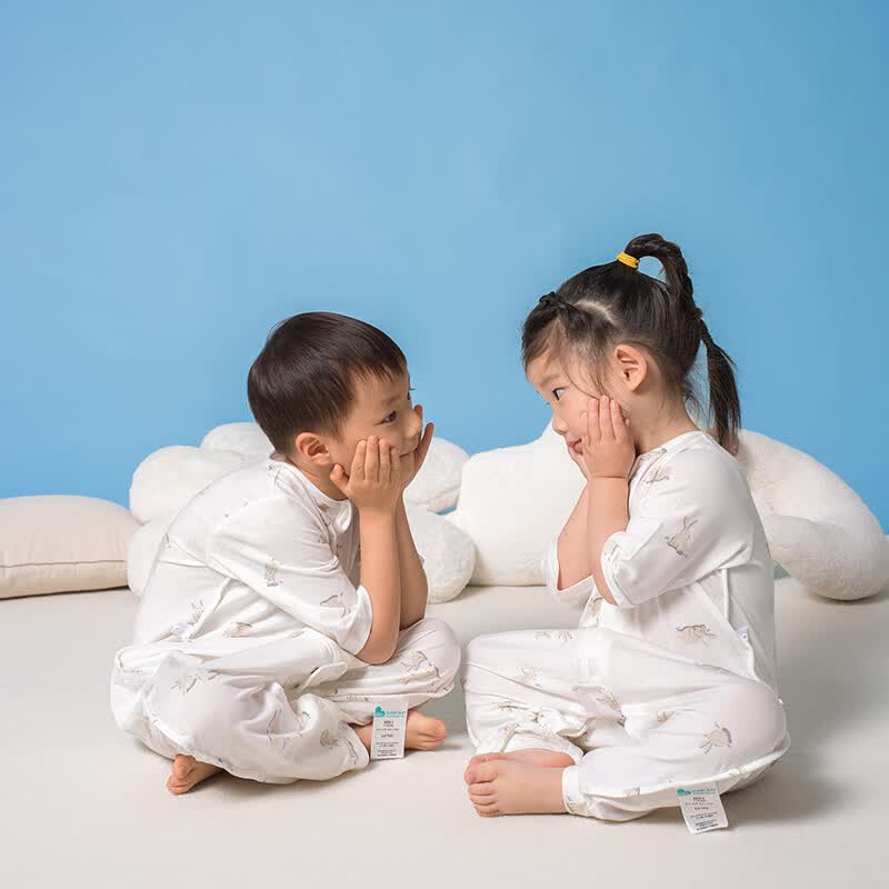 LOVE TO dream婴儿睡袋纯棉防踢被分腿式宝宝睡袋春夏薄款儿童睡袋 木马梦琪 分腿式春夏轻薄款（0.2TOG) 【尺码详询客服】1码：12-24个月