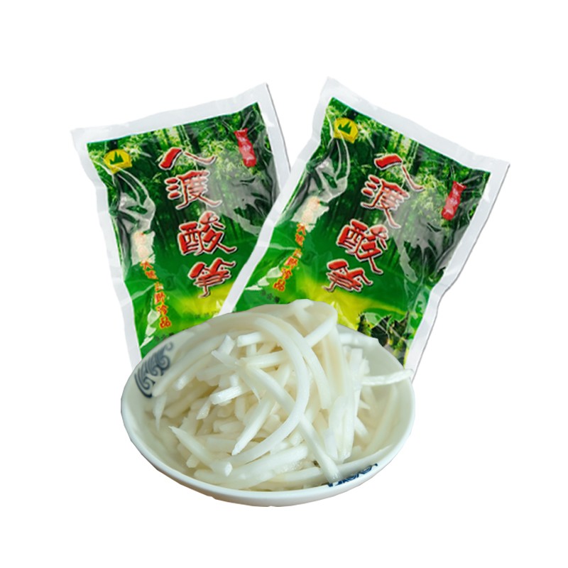 余远春 广西特产 百色田林八渡酸笋300gx2袋 泡制酸竹笋腌制酸笋丝