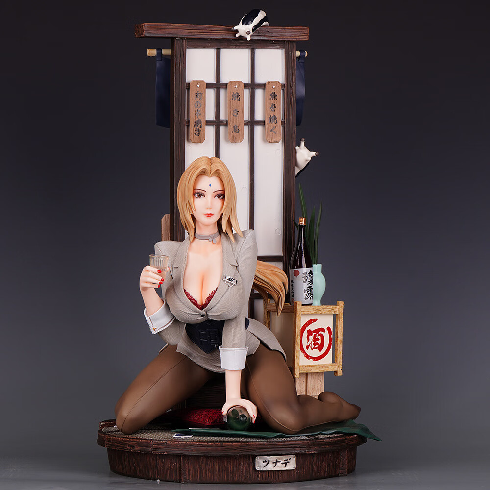 晓组织鼬带土手办雕像模型gk大号手办摆件礼物周边 场景 纲手