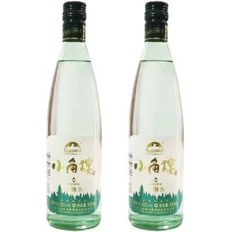 小角樓老牌子小角樓二鍋頭固態(tài)濃香型白酒52° 500ml*2瓶口糧酒 52度 500mL 2瓶 *