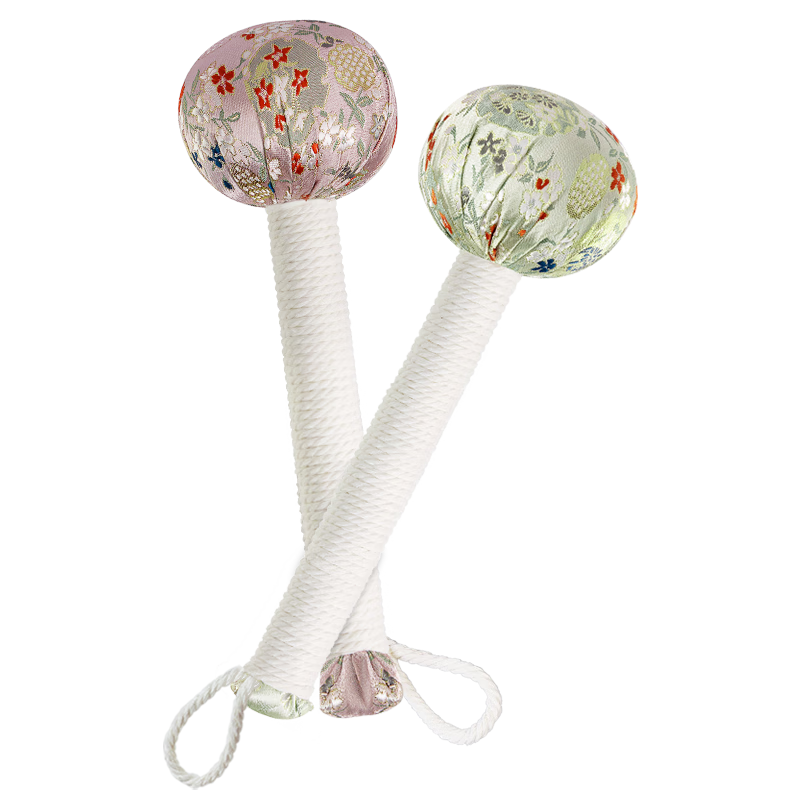 荊王御艾 艾草錘按摩錘養(yǎng)生錘肩頸椎腰腿按摩棒全身經(jīng)絡(luò)拍痧板拍敲背神器 【新款送父母長(zhǎng)輩】26cm石竹花綠養(yǎng)生錘