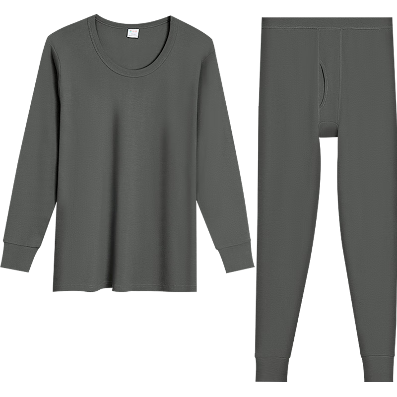 紅豆內(nèi)衣男7A抑菌升級秋衣秋褲純棉套裝圓領(lǐng)薄款打底保暖內(nèi)衣