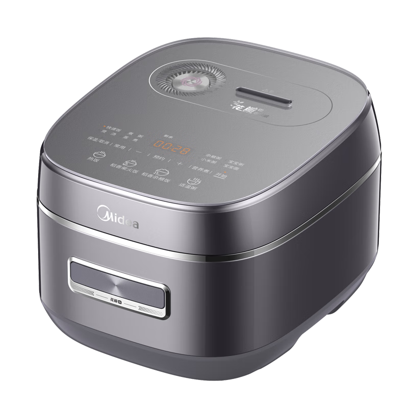 美的（Midea）电饭锅3-4人4-5人0涂层316L不锈钢内胆花瓣IH电饭煲 稻香新风环4L家用智能可预约米饭锅MB-40HB3