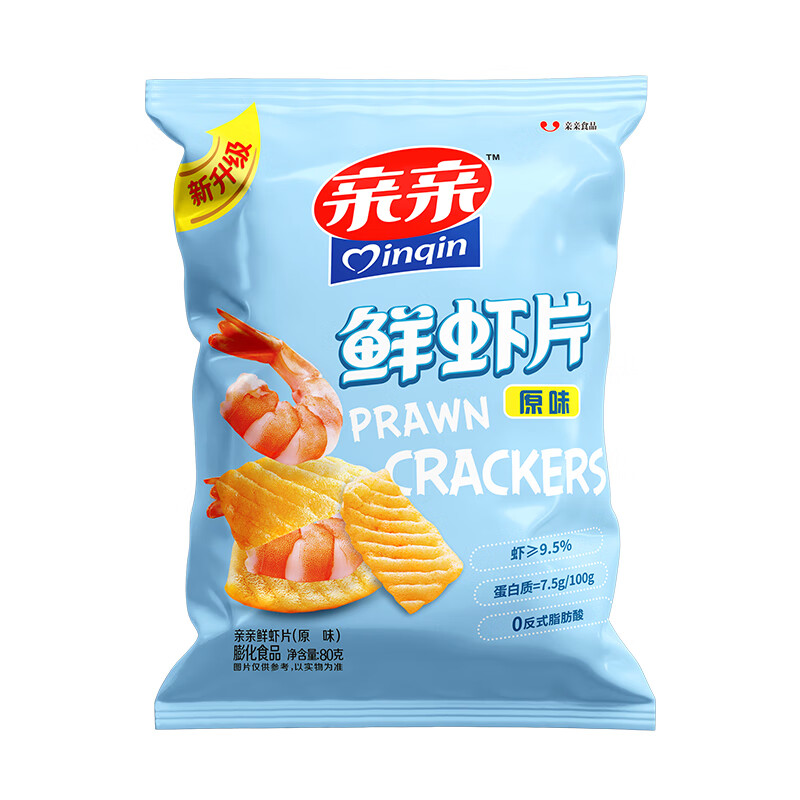 亲亲(Qinqin)经典膨化休闲零食虾条薯片任选 办公室小食品 原味虾片 – 超值6.9元抢购! 亲亲(Qinqin)经典膨化休闲零食虾条薯片任选 办公室小食品 原味虾片 – 超值6.9元抢购!