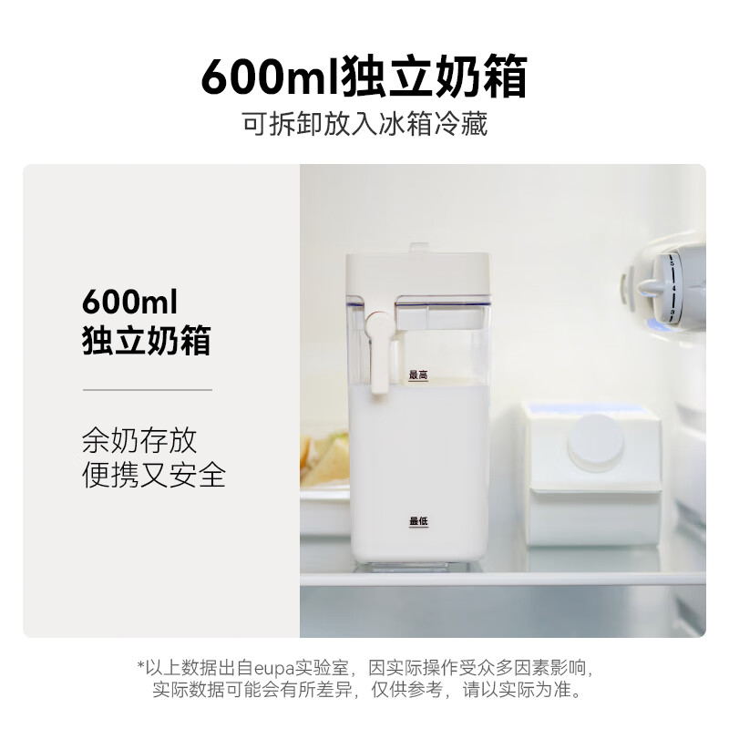 EUPA家用小型咖啡机20Bar高压萃取咖啡自由全自动奶泡半自动意式咖啡机 自动奶泡咖啡机+研磨套装