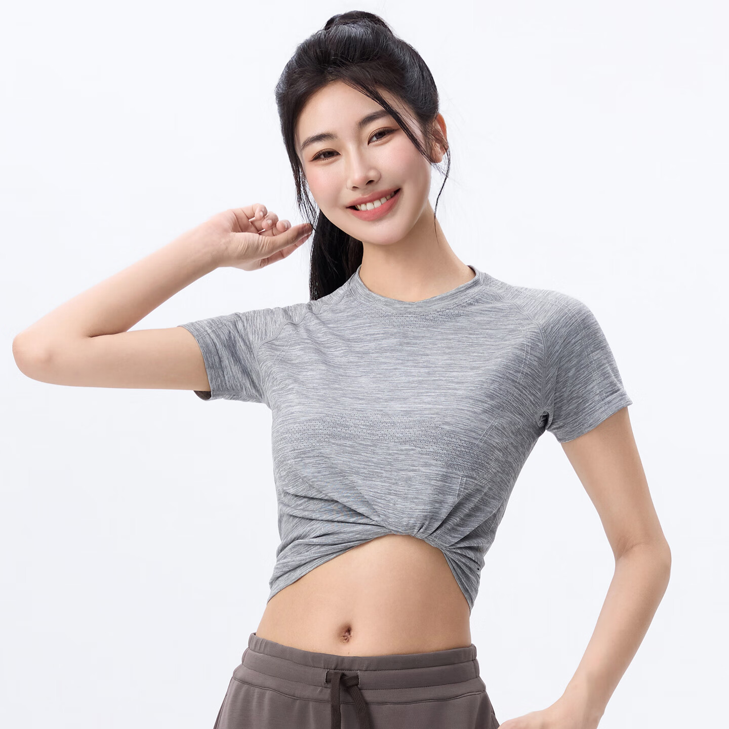 玖玖悦动JIUOOJIU运动内衣防震聚拢运动美背高弹训练服瑜伽服 石板灰 M