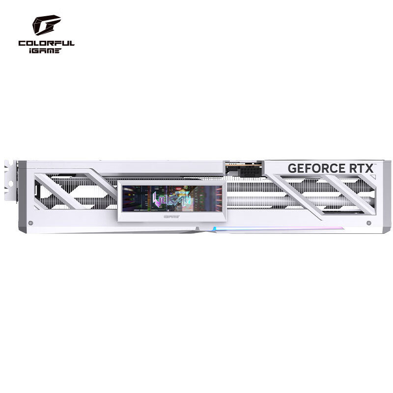 七彩虹(Colorful)iGame GeForce RTX 5070 Ti Vulcan W OC 16GB GDDR7 DLSS 4 电竞光追游戏 白火神显卡