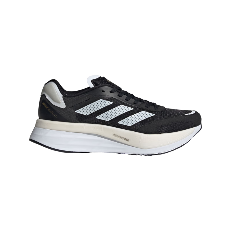 adidas ADIZERO BOSTON 10训练备赛马拉松轻盈玻纤柱跑鞋阿迪达斯   黑/白（男款）H67513   43