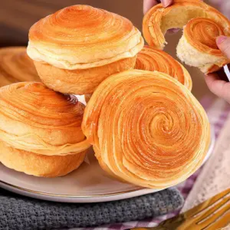 比比赞手撕面包原味1000g营养早餐奶香味小面包糕点整箱 【原味】手撕面包_1000g