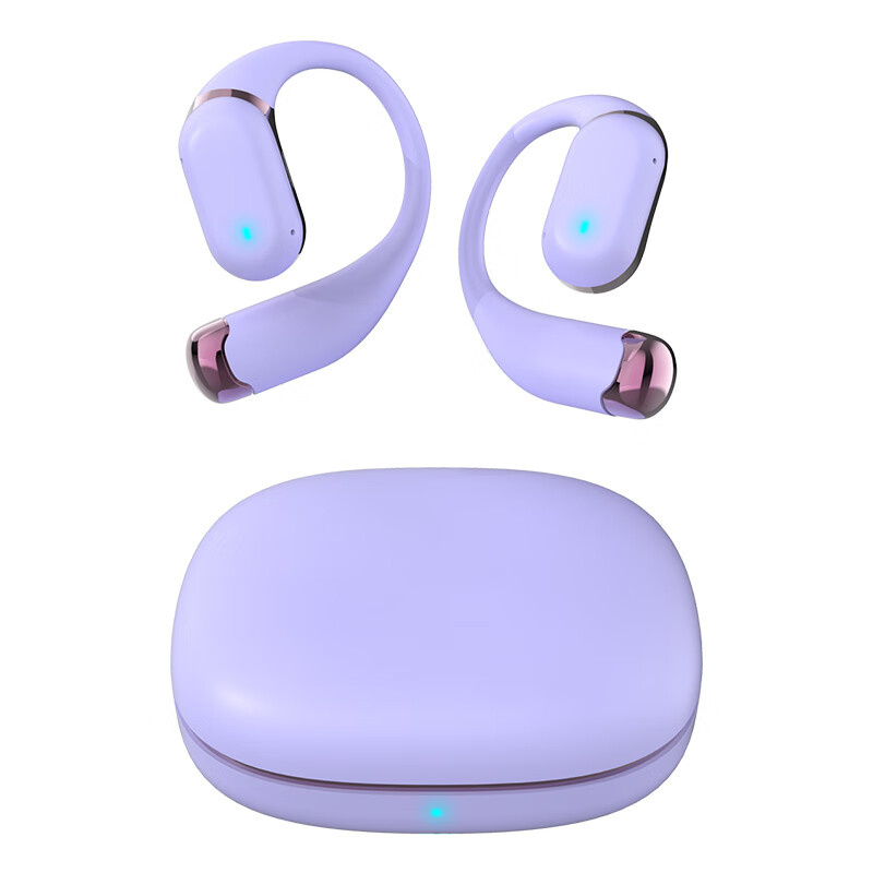 BONETIME骨时Z3蓝牙耳机挂耳式不入耳2025新款运动耳机超长续航耳挂式耳机防水健身日常通勤高音质无线耳机 【顶配版】流光紫-舒适不漏音+环绕音效+超长续航