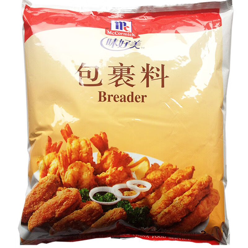 味好美包裹料2kg炸鸡包裹粉脆皮炸鸡粉炸鸡裹粉 鸡翅裹粉油炸裹粉 如图