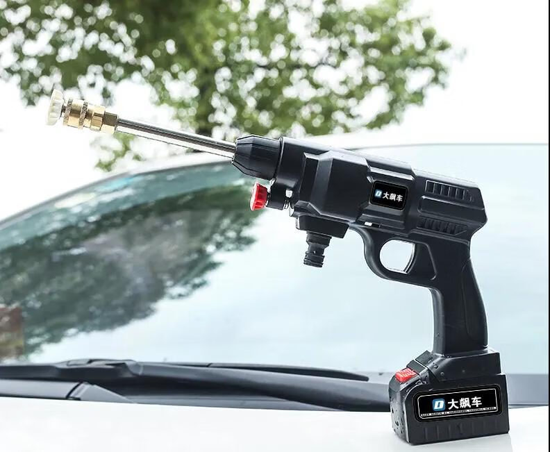 博赫爾（POHIR）大飆車24V高壓無線洗車機(jī) 鋰電池便攜高壓水槍洗車神器