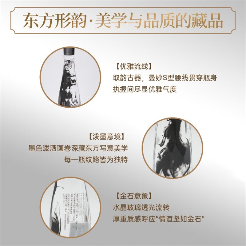五粮液52度友酒金石500ml浓香型白酒 纯粮食酿造 商务宴请收藏摆柜 52度 500mL 2瓶