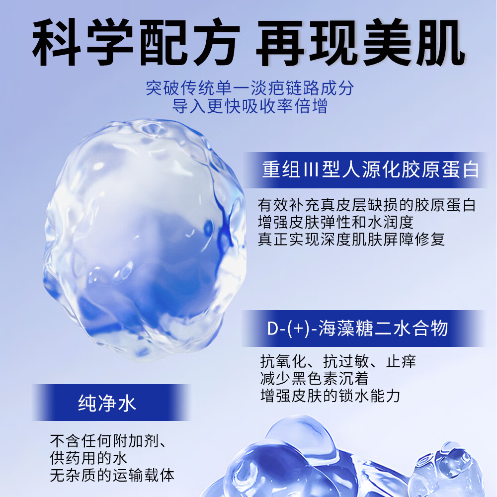 葵花医用重组胶原蛋白修复凝胶III型三型人源化胶原蛋白术后疤痕修护 【15g/支】1盒装