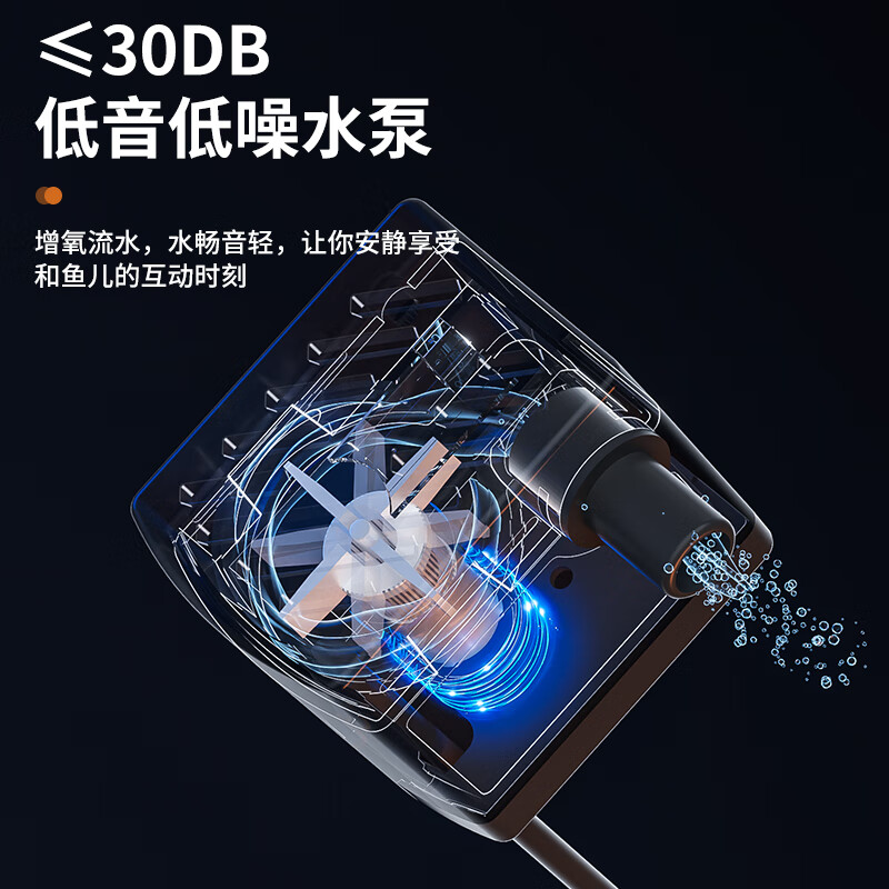 宠小岛桌面生态乌龟缸鱼龟混养生态一体缸生态缸家用乌龟饲养箱 象牙白【造景套餐】-30缸专业级