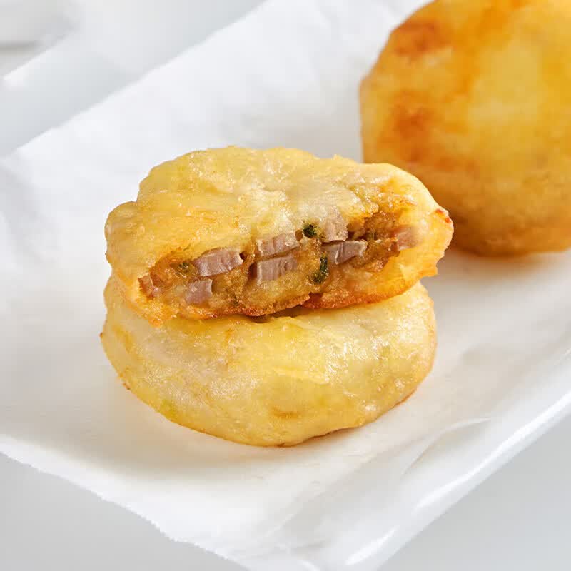 安井 冻品先生 香脆藕盒 油炸小吃半成品预制菜 空气炸锅食材方便速食 香脆藕盒800g*10袋【整箱批发】