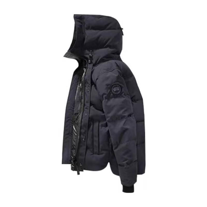加拿大鵝（Canada Goose）男羽絨服保暖戶外外套MacMillan派克羽絨服舒適運動戶外 藍色 均碼 |S