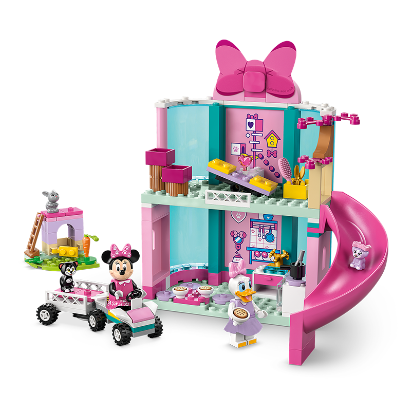 乐高（LEGO）积木拼装迪士尼43274 米妮的宠物酒店女孩儿童玩具生日圣诞礼物