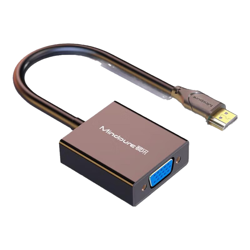 »Ѷhdmiתvga ת��������Ƶ�������ת��ͷ hdmi to vga ����� ��װ 15cm 32Ԫ