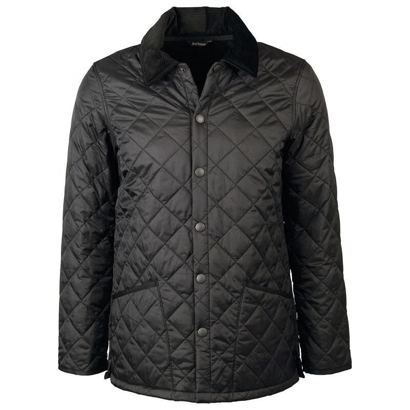 Barbour男外套新款轻便保暖行政休闲时尚单品复古油蜡水洗夹克 Black 均码 |XL