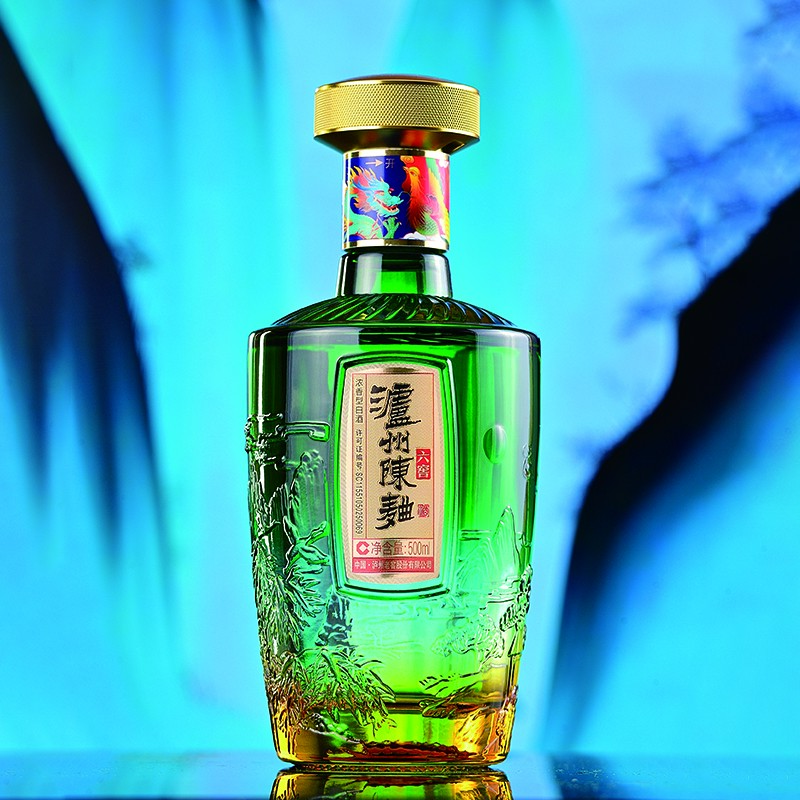 泸州老窖浓香型白酒 婚宴喜酒 纯粮食酒 商务宴请送礼高档白酒礼盒 52度 500mL 2瓶 陈曲六窖组合装