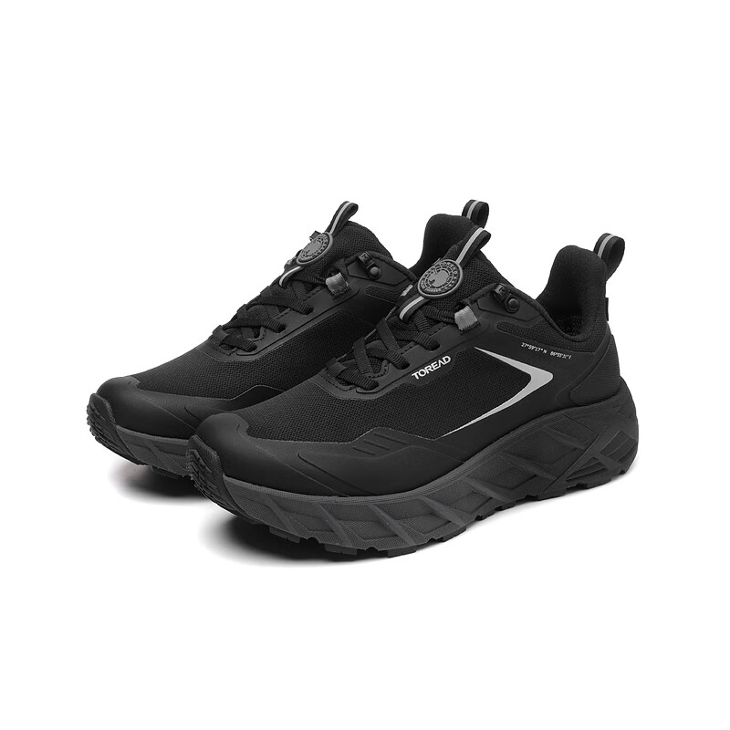 探路者（TOREAD）探路者徒步鞋男2024年秋季新款户外登山轻量防水防滑耐磨运动鞋女 黑色灰色-男 36