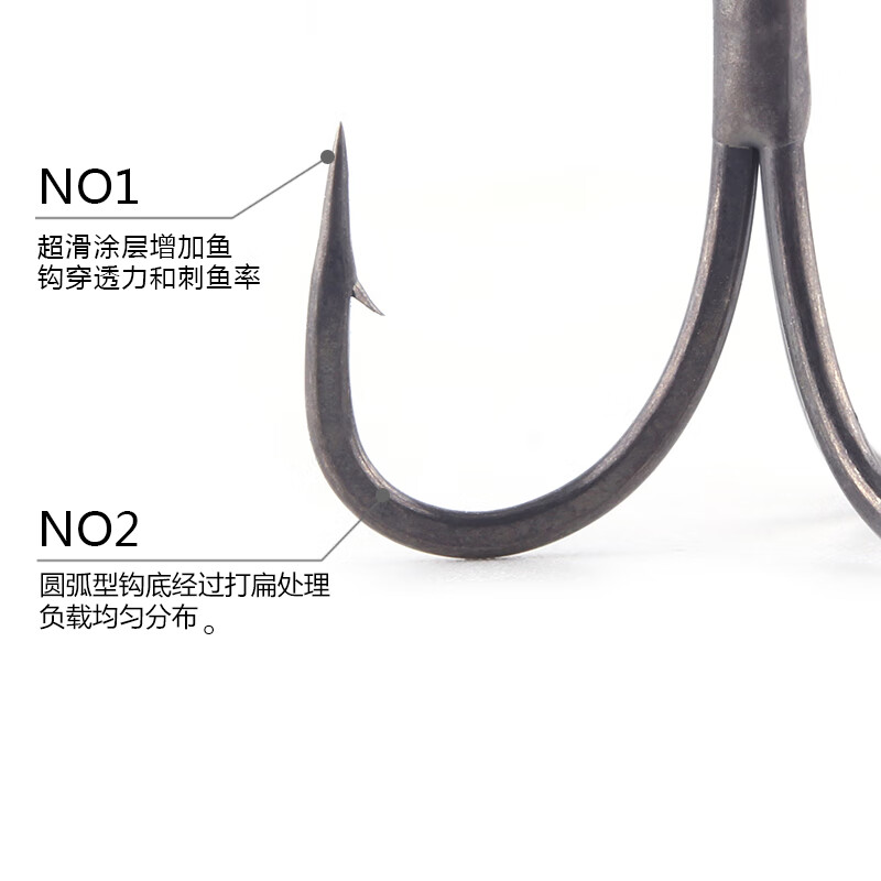 BKK三本鉤路亞三本鉤海水淡水路亞魚鉤 4號(hào) 6066-3X-NP