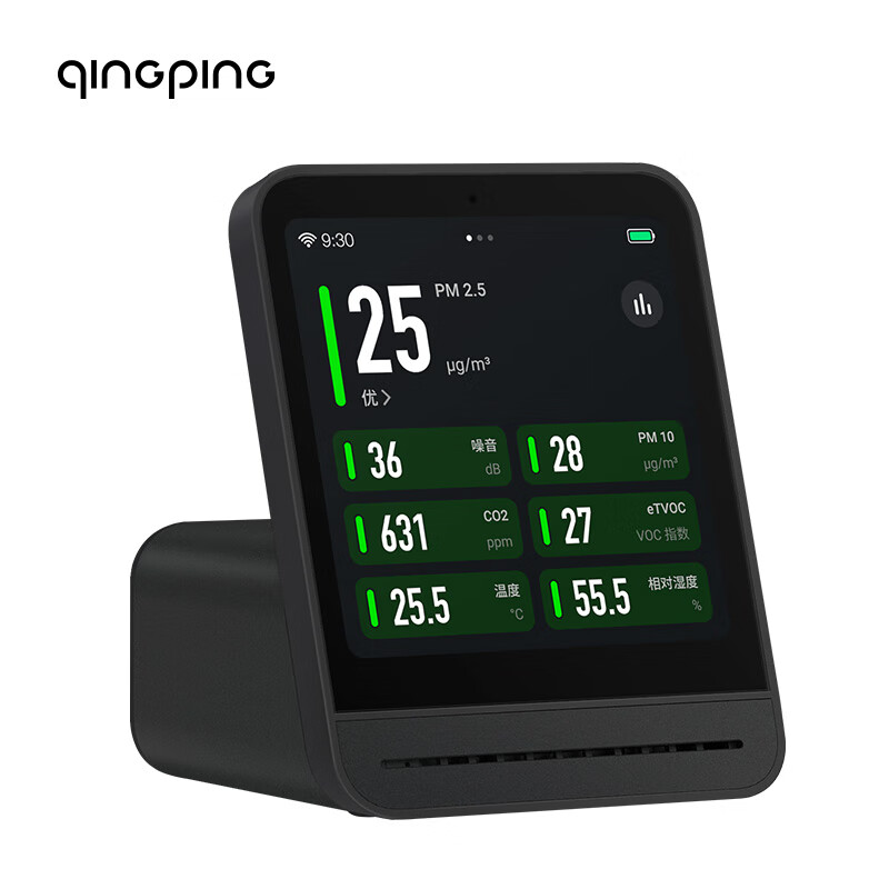 ��Ƽ��������� 2   ���ü�����ڿ������������� ��ʪ������CO2����� TVOC PM2.5 PM10�����  ��ɫ 829Ԫ