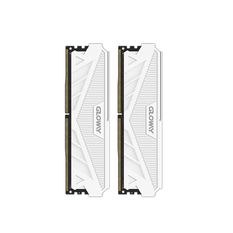 光威(Gloway)48GB(24GBx2) DDR5 5600 台式机内存条 天策 马甲条 精选颗粒 CL40 皓月白 593元