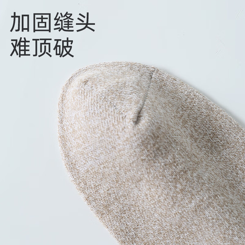 浪莎袜子男100%纯棉春夏季男士抗起球抗菌透气防臭中筒袜吸汗全棉男袜 6双礼盒装（纯棉抗菌防臭袜） 均码 （39-44码）