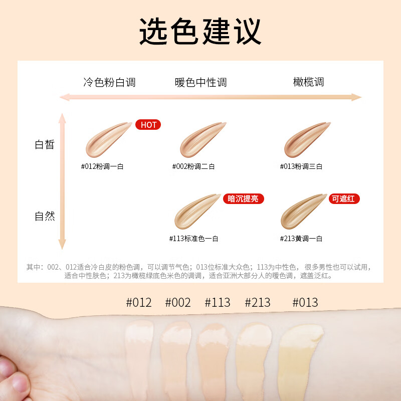 Koh Gen Do水漾养肤粉底液干皮持久不脱妆自然水润轻薄裸妆 012色30ml