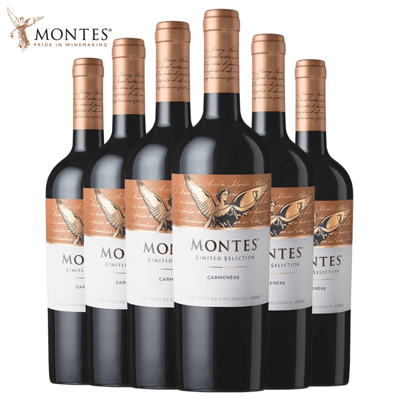 MONTES黑皮諾紅酒智利進(jìn)口干紅葡萄酒限量珍藏整箱蒙特斯 【佳美娜_JS評(píng)分91】