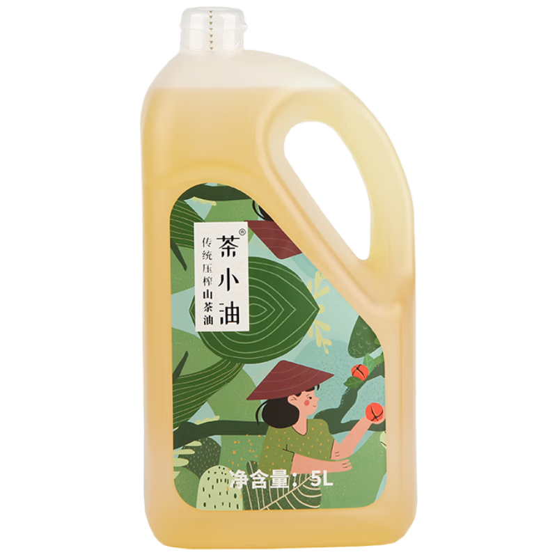 野嶺茶小油山茶油5L 油茶籽油  物理壓榨一級 食用油 福利團購送禮