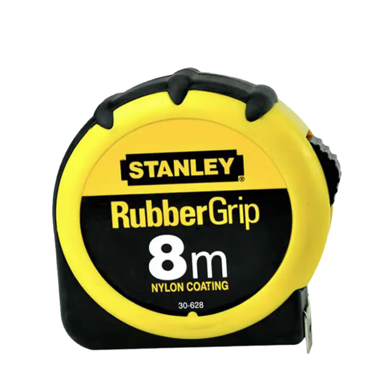 史丹利（STANLEY）自鎖鋼卷尺盒尺伸縮尺米尺耐摔8米公英制8mx25mm 30-628-23