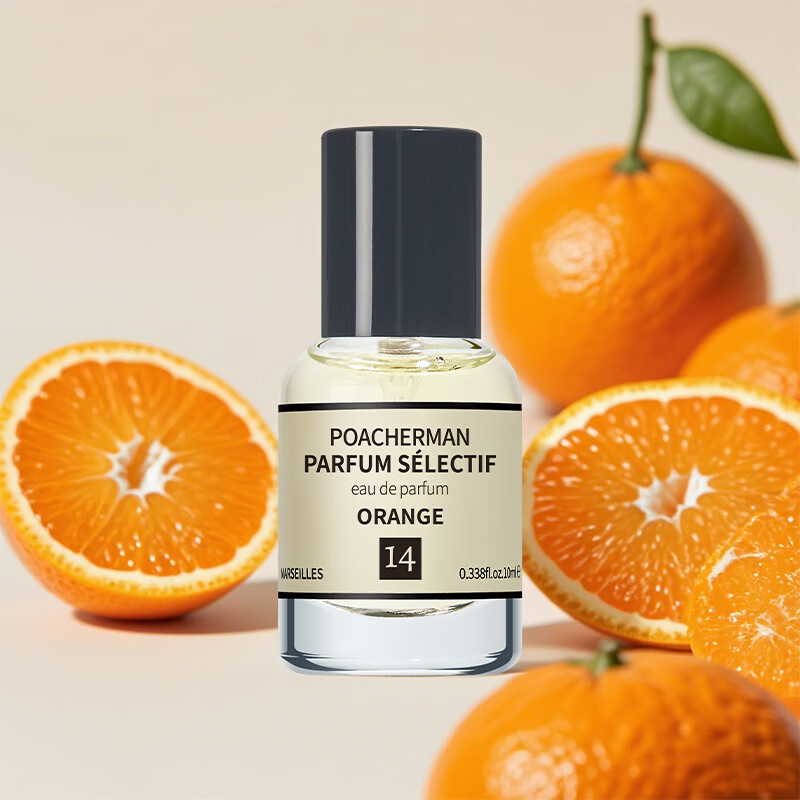 柏世曼(poacherman)14号赤霞橘光香水男女士清新柑橘调水果橘子花香学生党橘子味香水 【清新柑橘香气】14号橘香10ml
