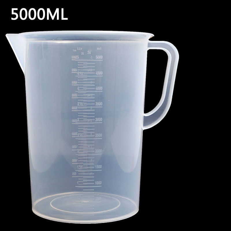 5000ml毫升塑料量杯 量筒 烧杯 带刻度 容量瓶 5L量杯