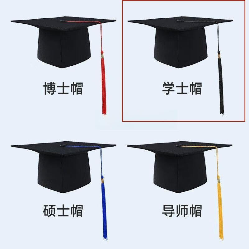 畢業(yè)帽大賞士帽中小學大學畢業(yè)季帽裝飾學畢業(yè)季禮帽成人禮帽 學士帽加蘇穗子 紙板 定制?；章?lián)系客服