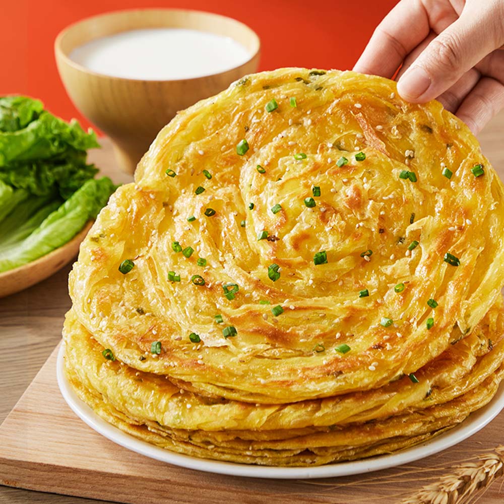思念手抓饼900g 葱油饼 原味葱香杂粮 早餐半成品 儿童煎饼 粗粮食品 【10只*2】手抓饼（葱香杂粮）