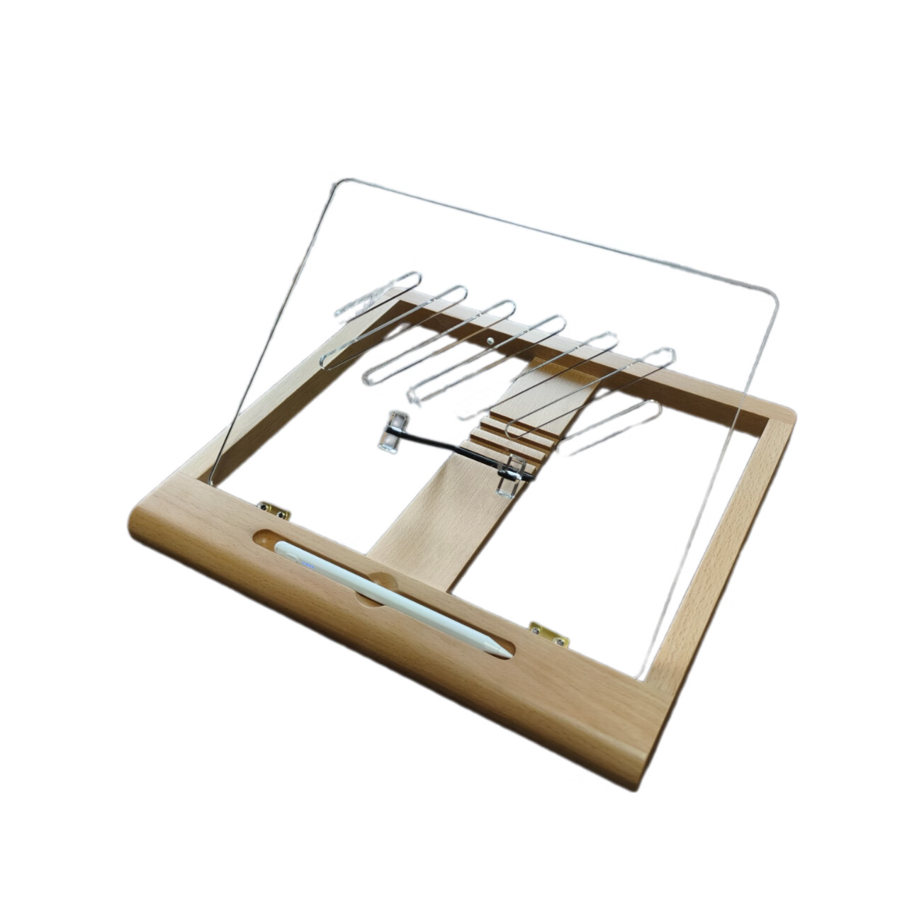 GNOVEL平板支架ipad绘画支架木质桌面手绘板承重强可折叠便携散热懒人学习写字画画适用苹果华为小米