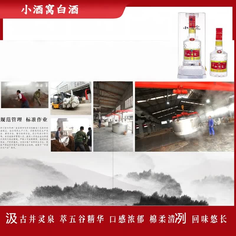 小酒窝【送礼优选]小酒窝52度纯粮白酒500ml/瓶 纯粮酿造 宴请待客有面  52度 500mL 6瓶 【整箱送货上门】