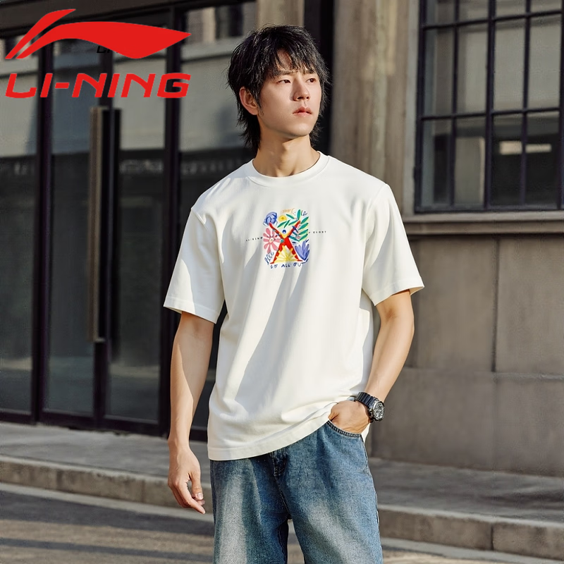 ���ڲ�����������LI-NING������t���п��ļ�����͸�������ܲ���������ӡ���˶�����t������ ���ɫ59-2 M