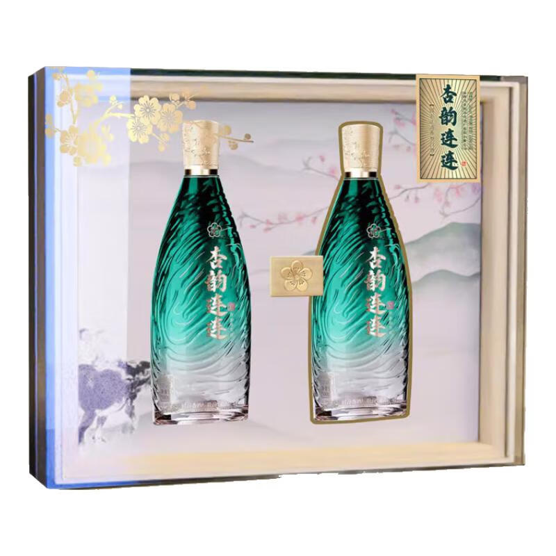 汾杏1988 清香型白酒 婚宴喜酒 年货礼盒 送礼白酒礼盒 53度 475mL 6瓶 整箱