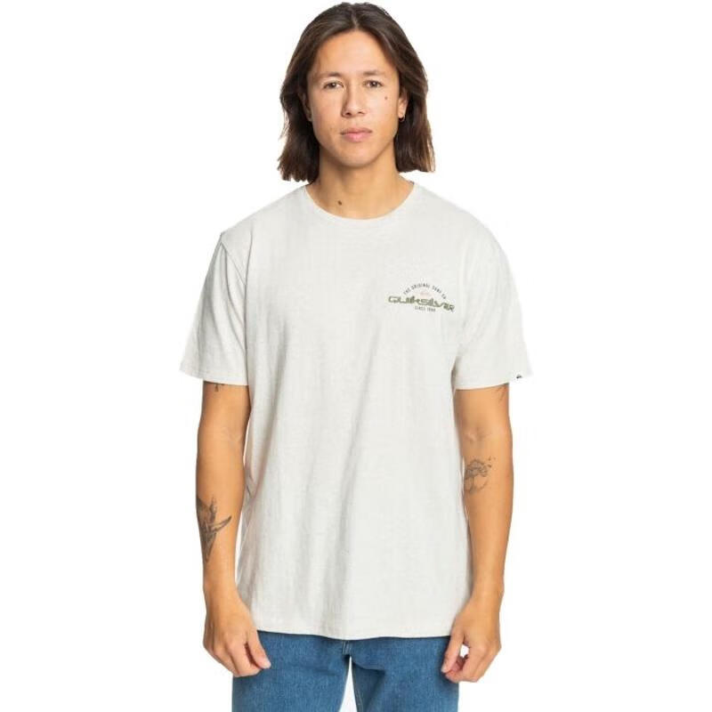 QUIKSILVERQuiksilver男款夏日潮牌简约透气短袖T恤 white (white / black) 均码 |S