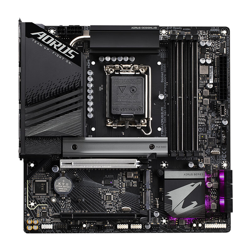技嘉英特尔i5-12600KF/14600KF CPU搭技嘉Z790M AORUS ELITE AX  ICE冰猎鹰/猎鹰/小雕主板套装板U套 Z790M AORUS ELITE 12600KF散片