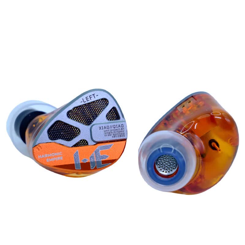 唐族小乔入耳式单动圈耳机 HIFI耳机 监听耳机 有线耳机 半开放腔体设计 紫色【4.4mm】